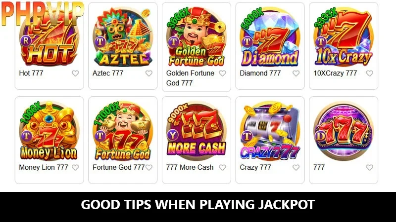 Tips for playing Jackpot 777 to win big